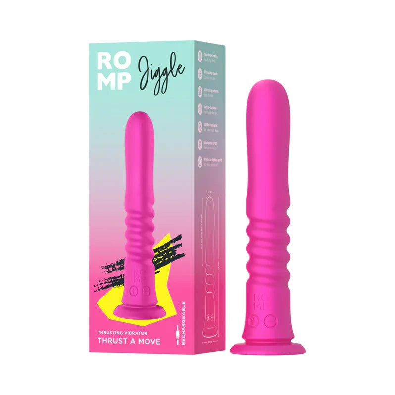 ROMP Jiggle Thrusting Dildo Vibrator